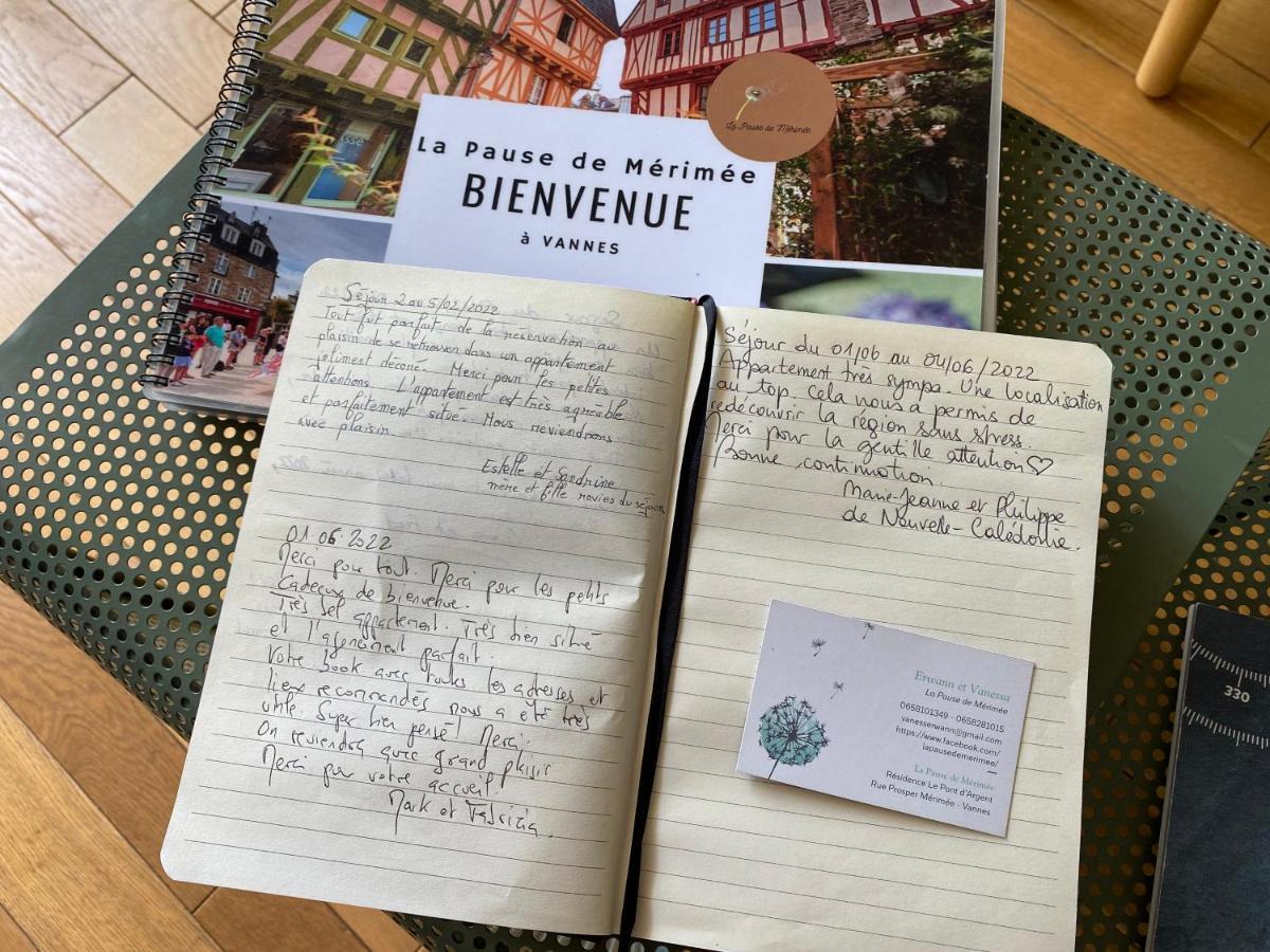 La Pause De Merimee - Jardin - Parking Vannes Zewnętrze zdjęcie